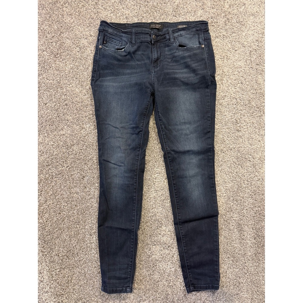 Judy Blue Jeans Womens 13/31 Blue Skinny Fit JB8248SSDK Dark Wash Stretch Denim
